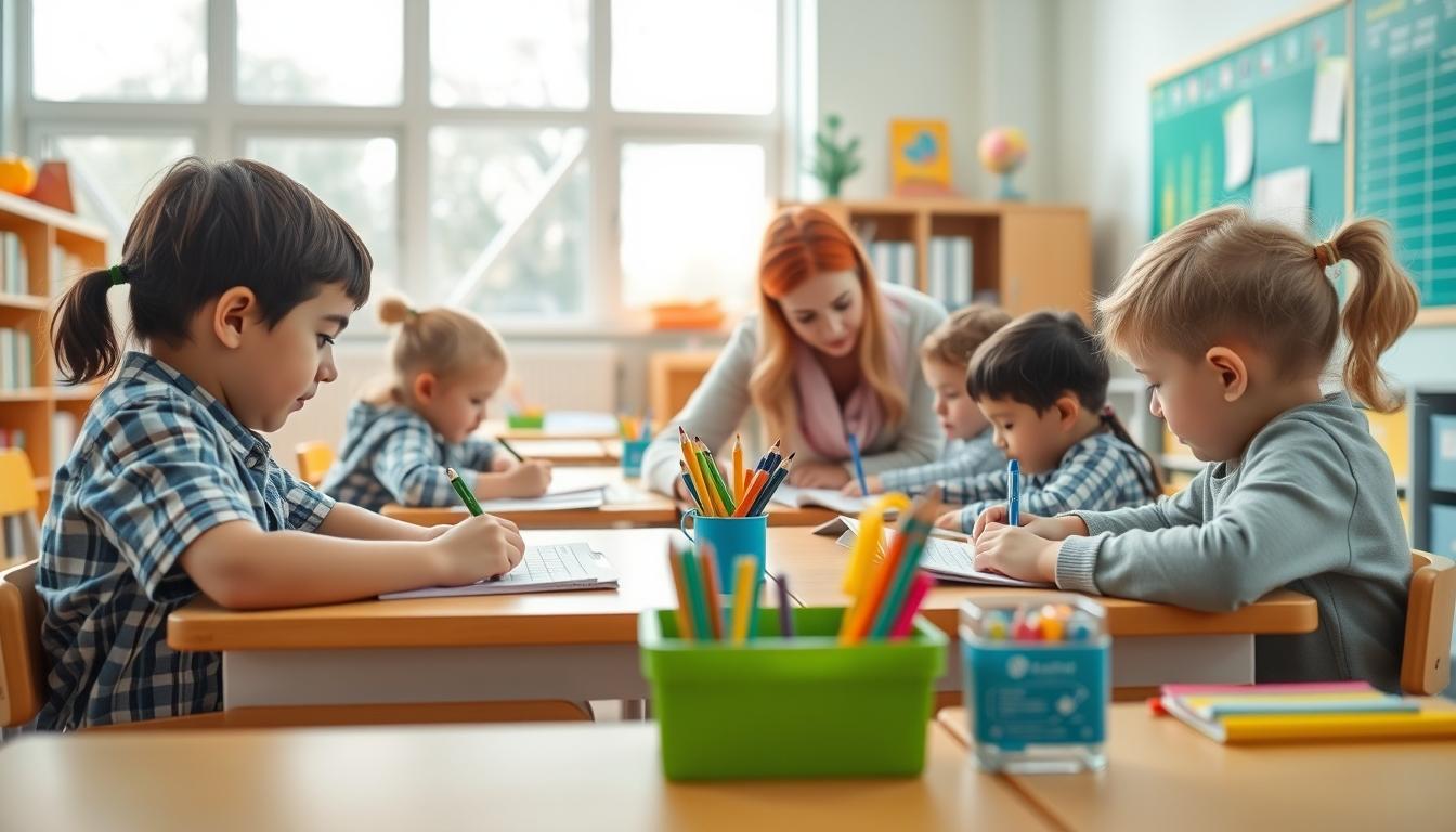 Students collaborating in study space
