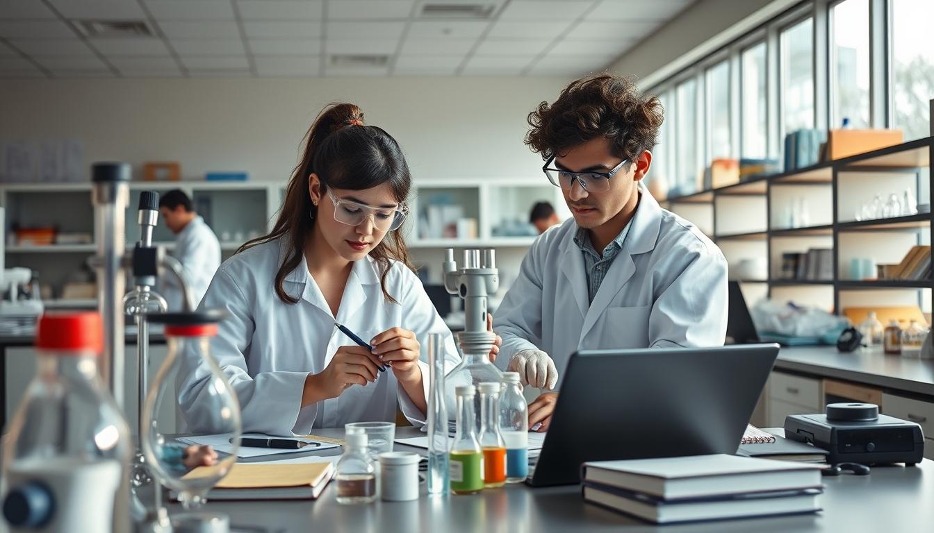 Organized exam preparation notes and academic planner